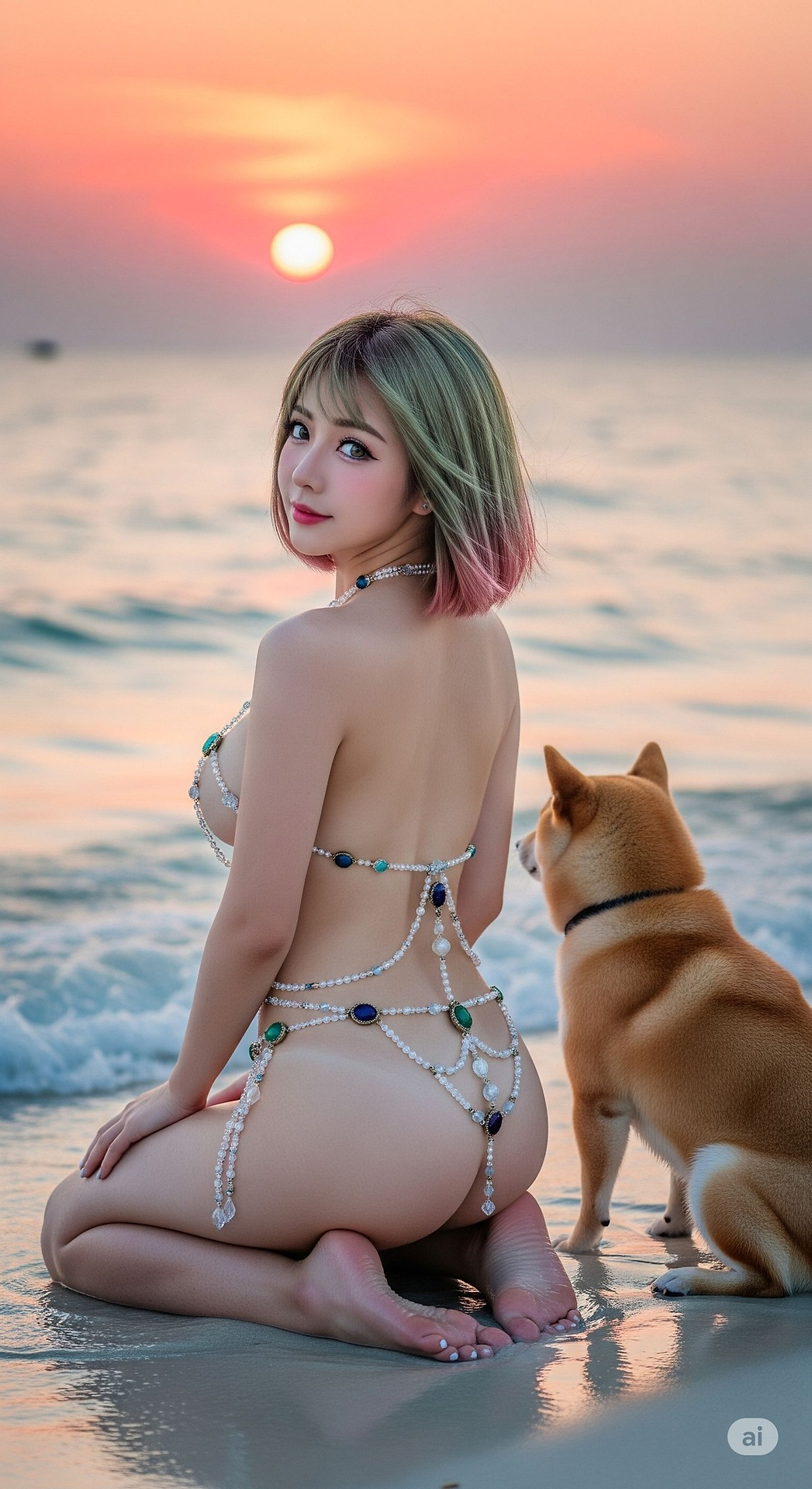 寶石泳裝