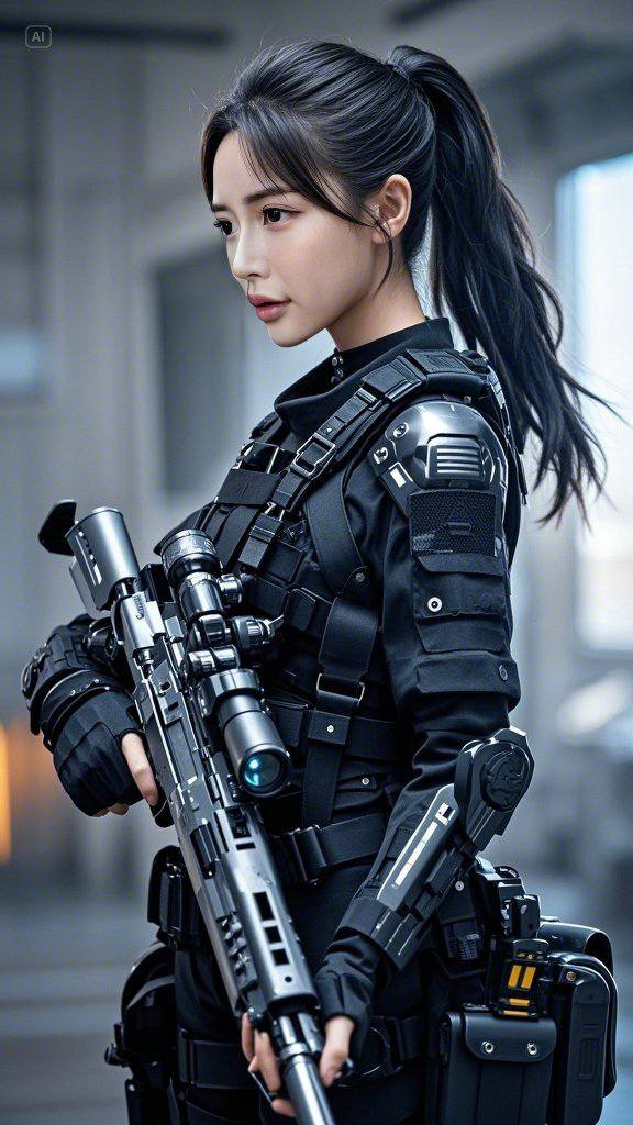 黯黑女士兵
