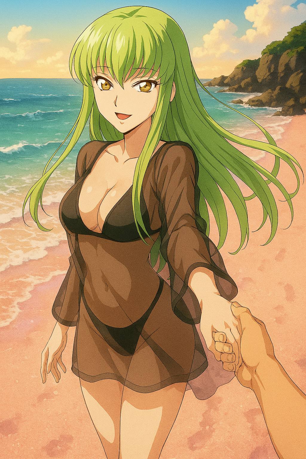Summer is hot. It’s best to go to the beach to cool off.