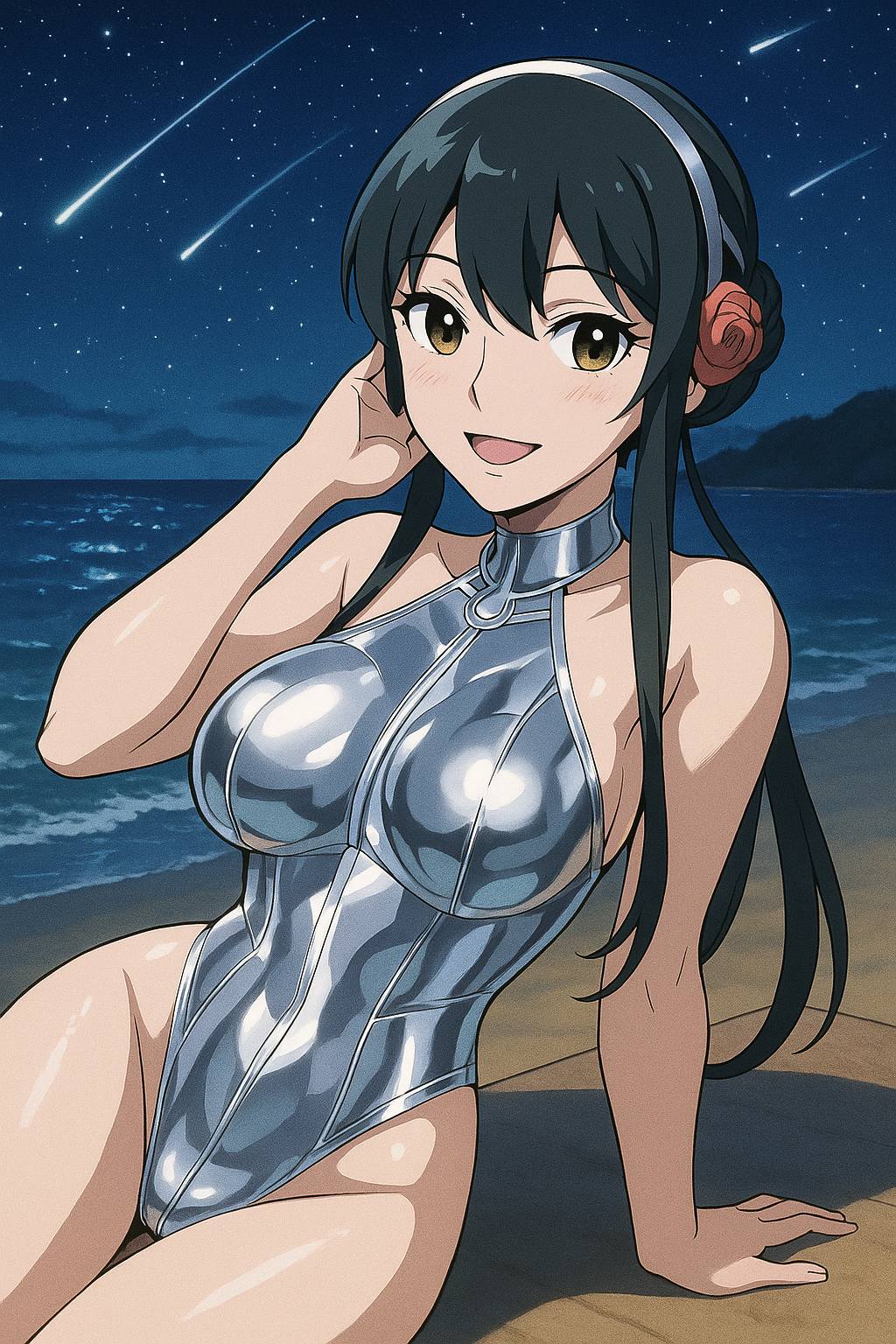 Summer is hot. It's best to go to the beach to cool off.