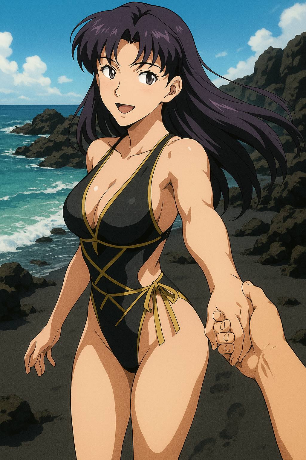 Summer is hot. It's best to go to the beach to cool off.
