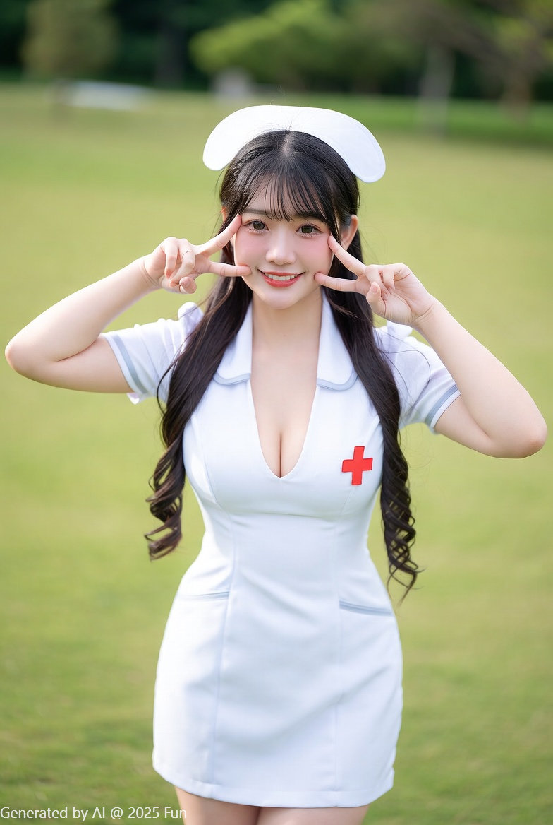 最美的瞬間#2 護士裝台女