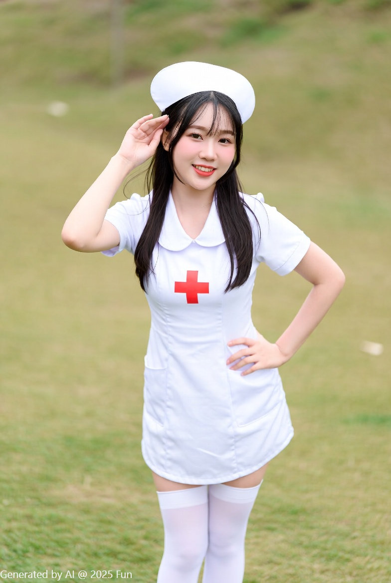 最美的瞬間#2 護士裝台女