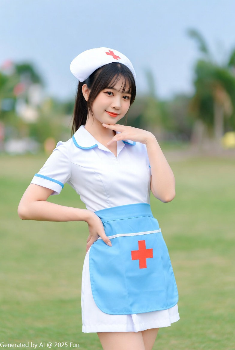 最美的瞬間#2 護士裝台女