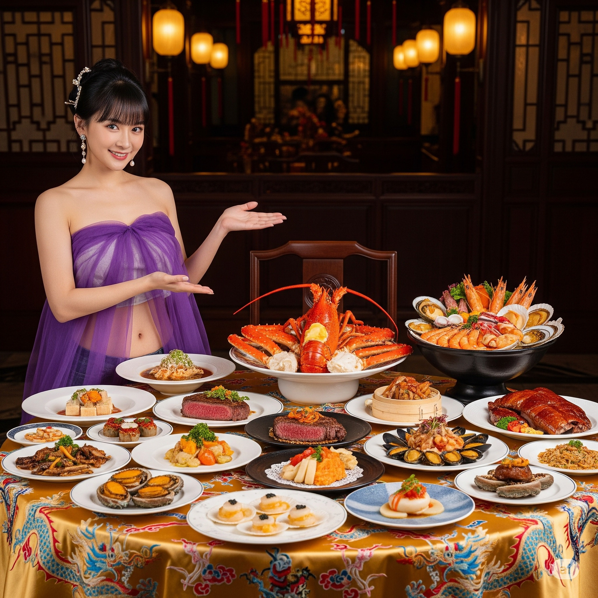 一家特別的餐廳．有特別的妹子服務員親自介紹菜色