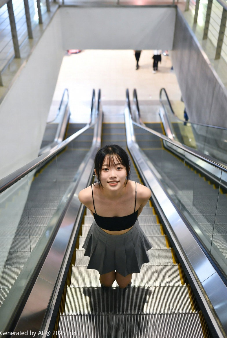 女友說捷運人多只能露一下下#3