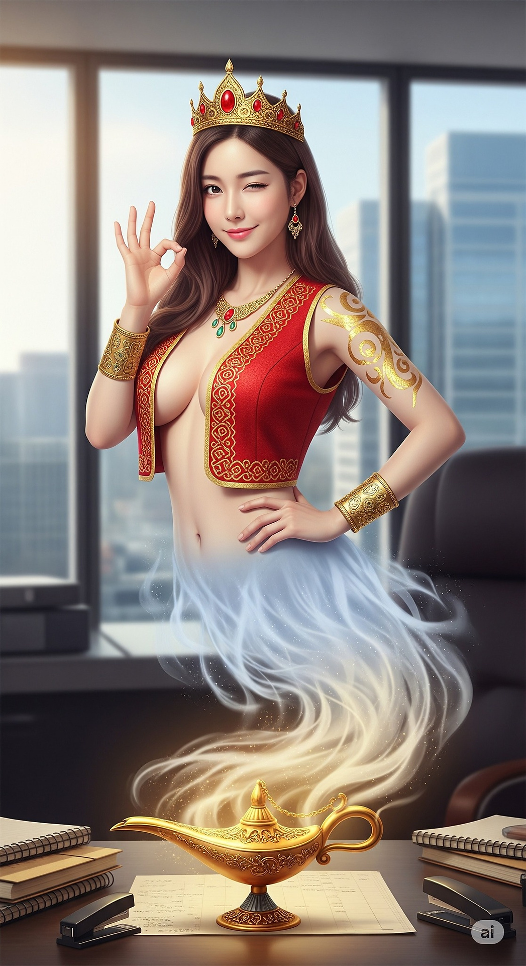 神燈美女精靈