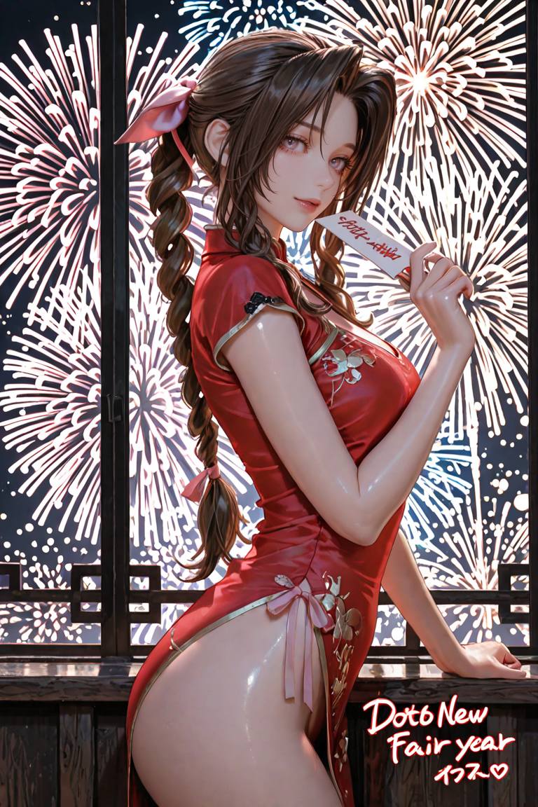 動漫美女迎接2026