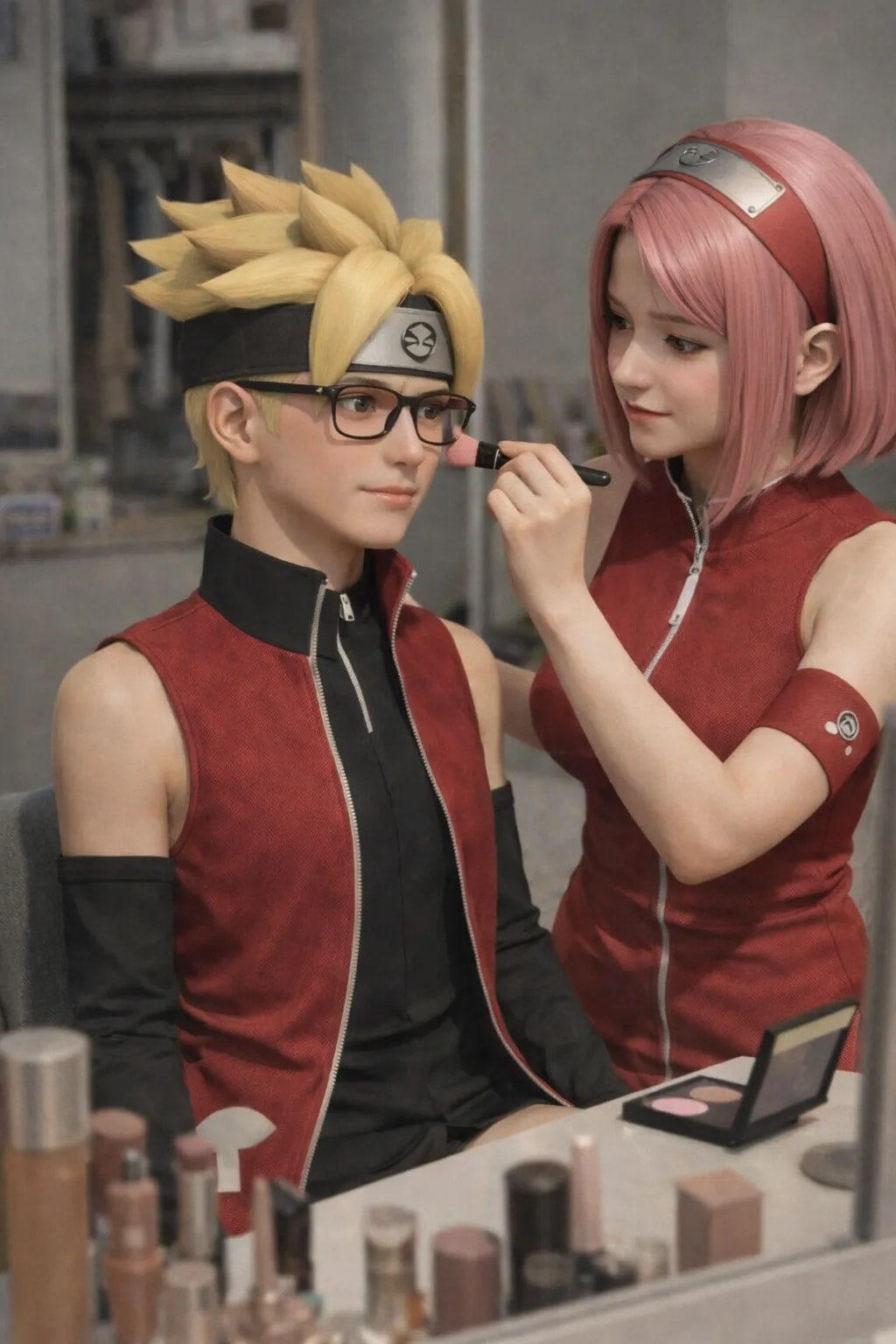 Boruto becoming sarada unfinished 3d comic