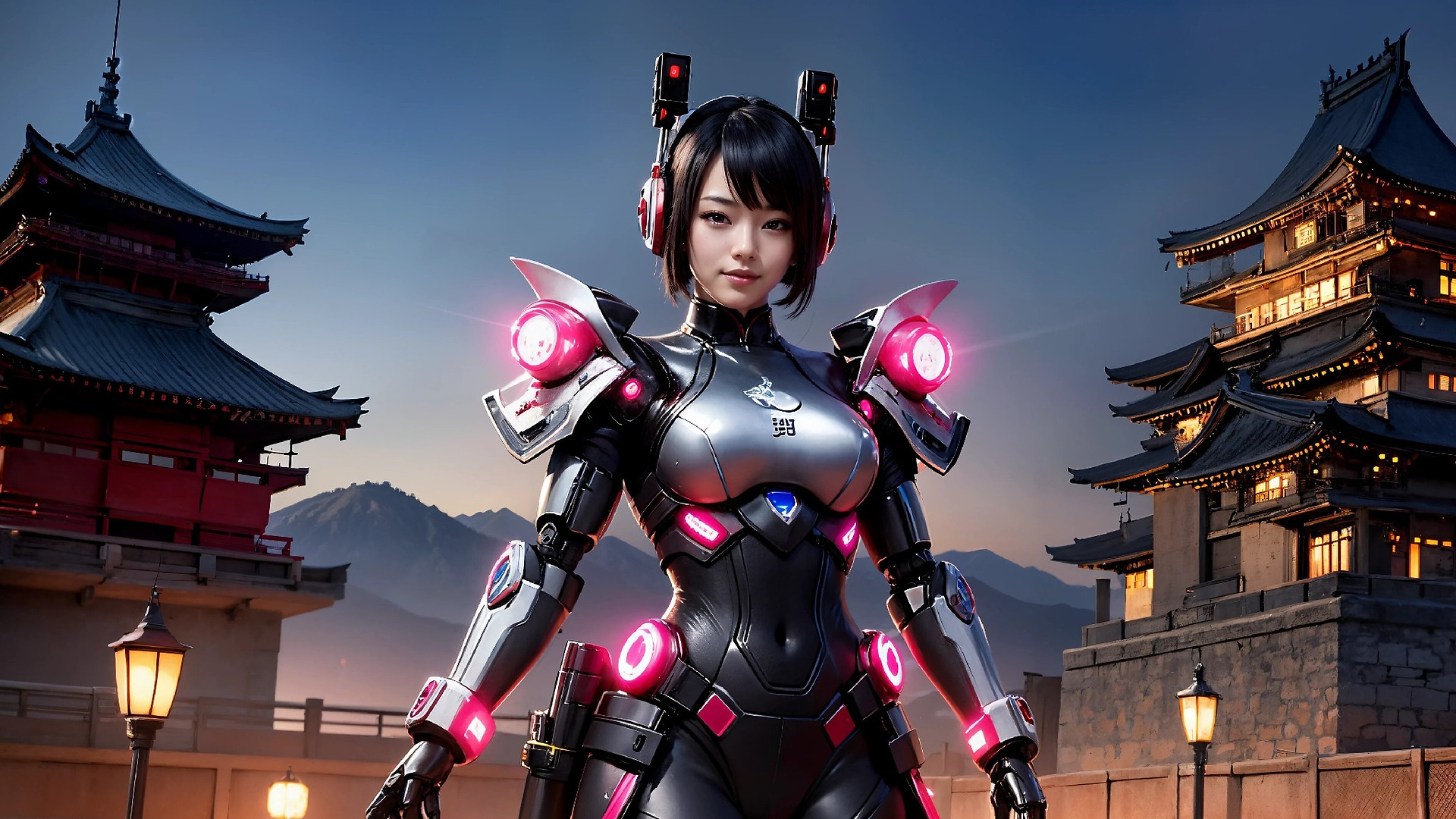 Cyberpunk Ninja Assassin
