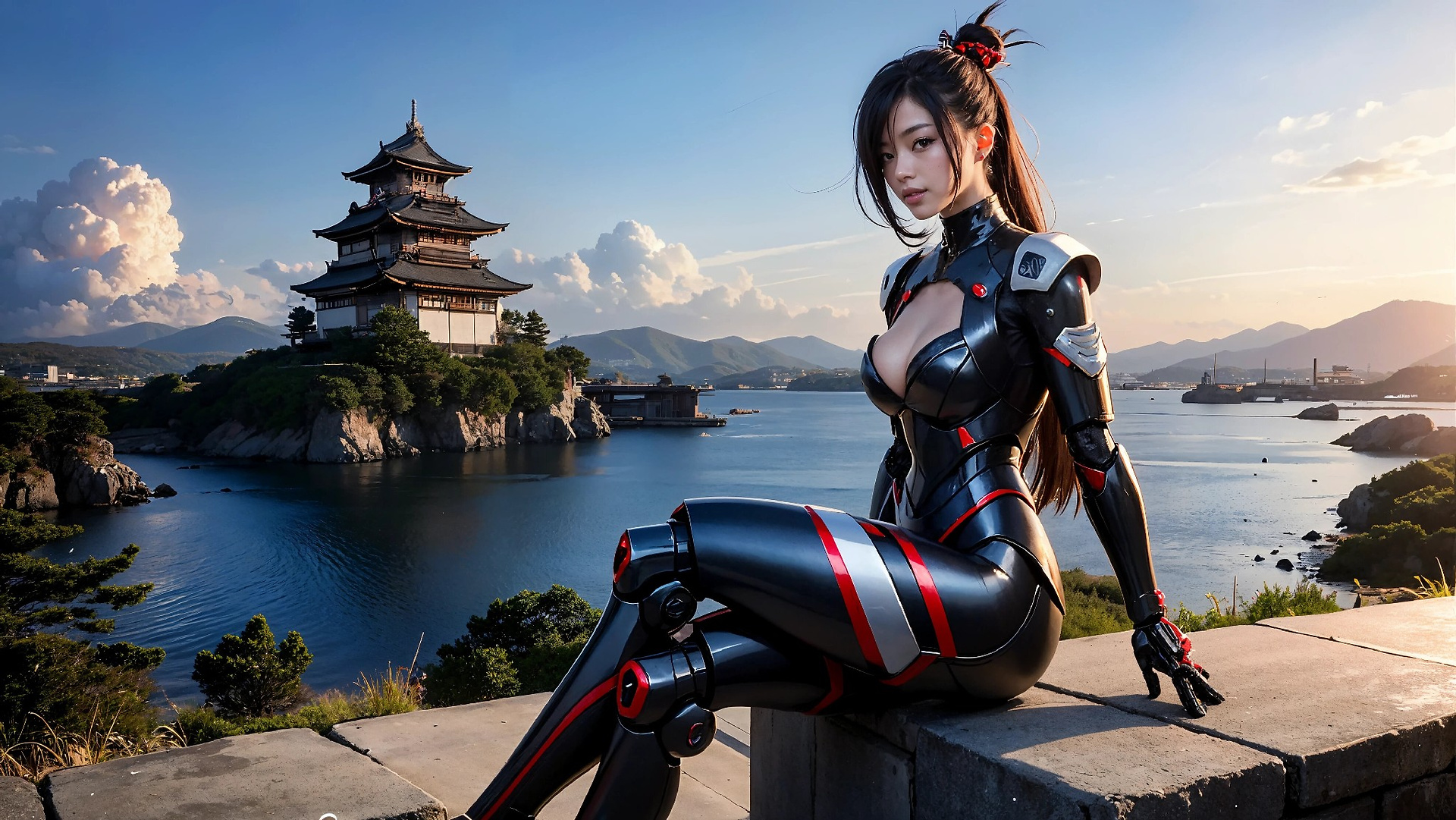 Cyberpunk Ninja Assassin