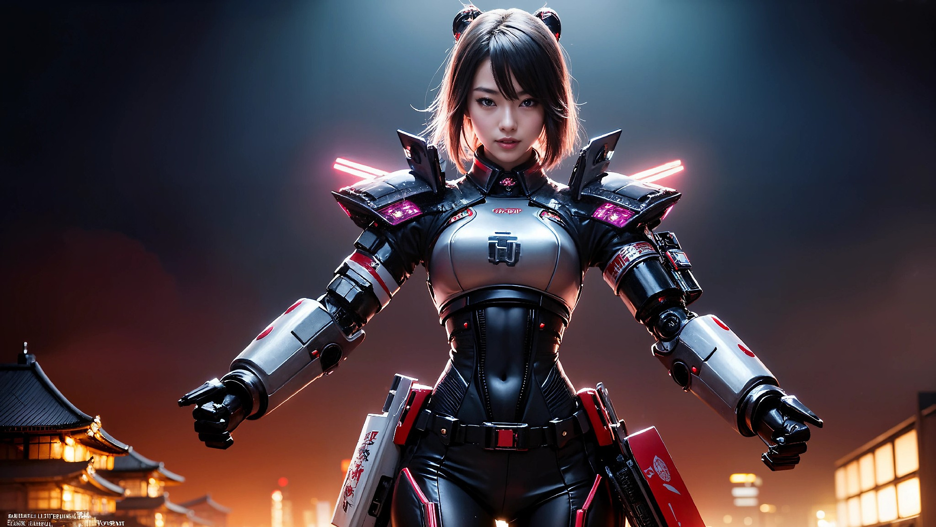 Cyberpunk Ninja Assassin