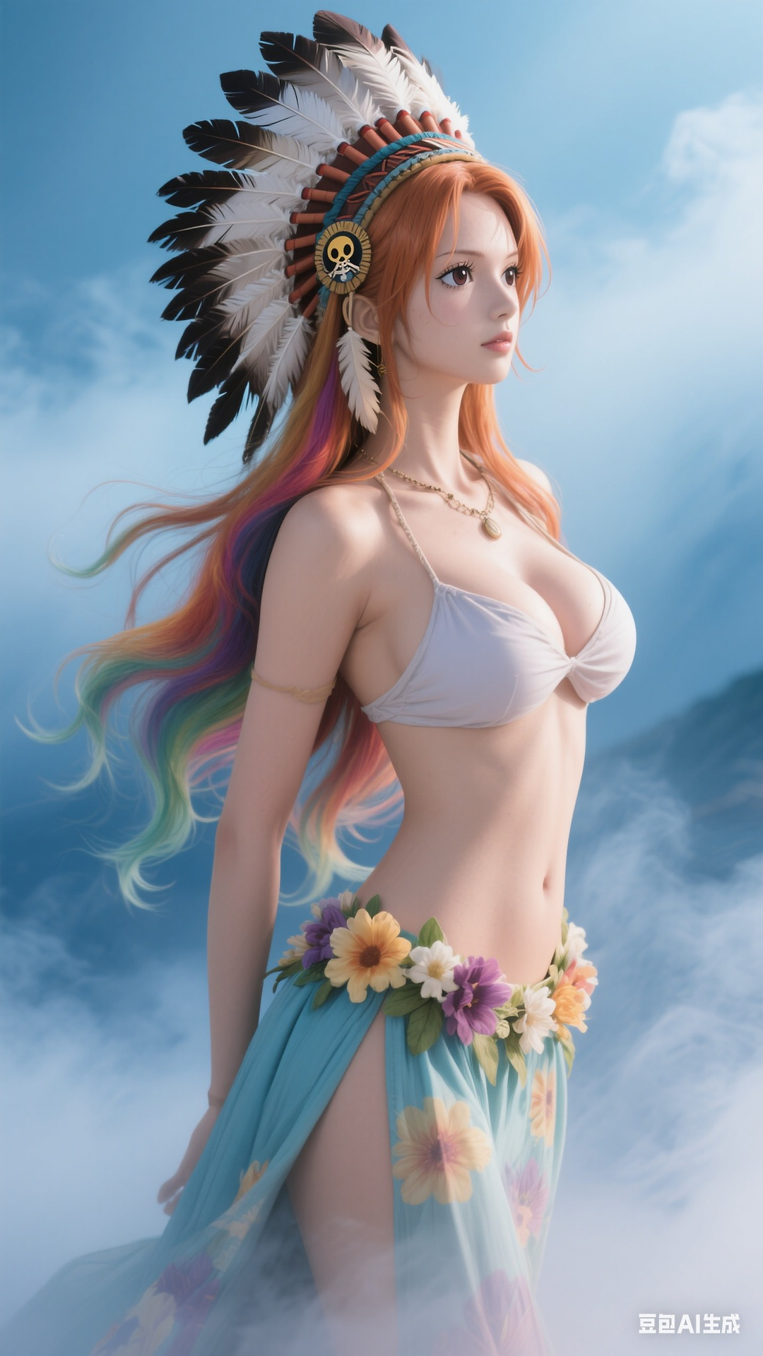 Native American Feather Headgear