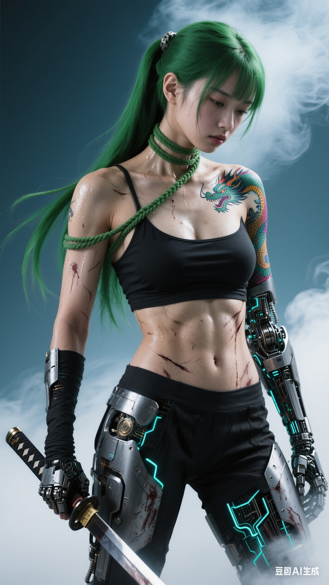 Green-haired Warrior