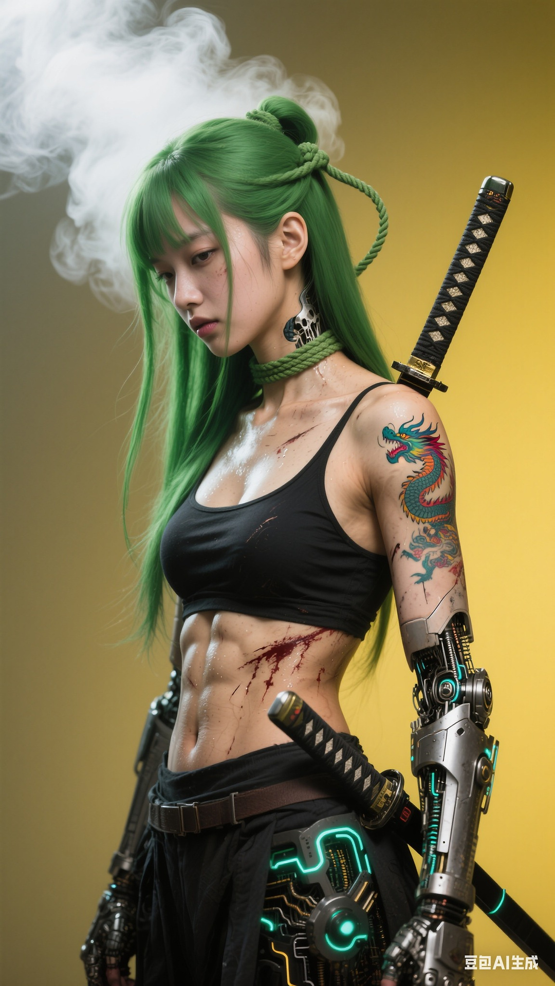 Green-haired Warrior