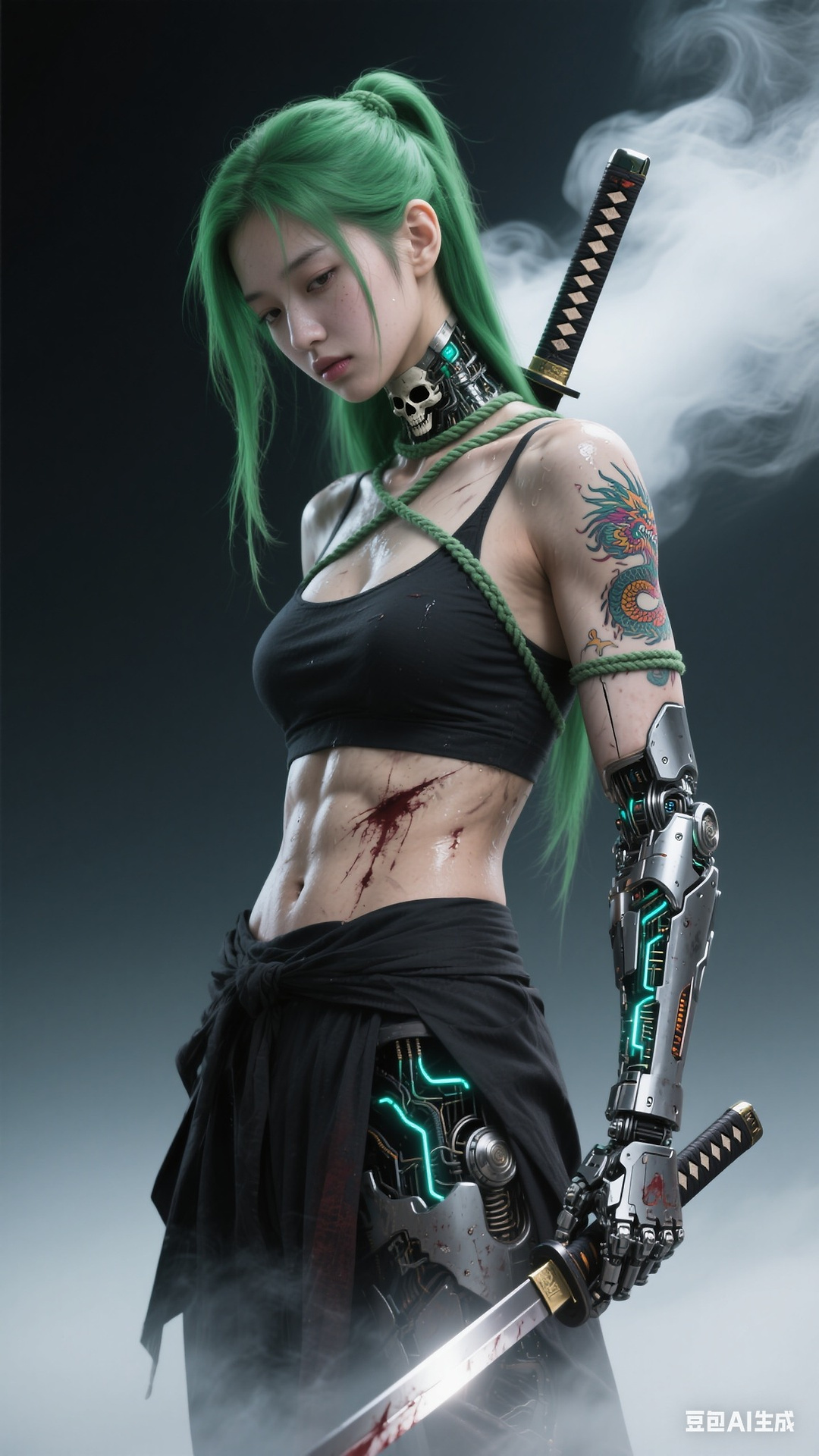 Green-haired Warrior