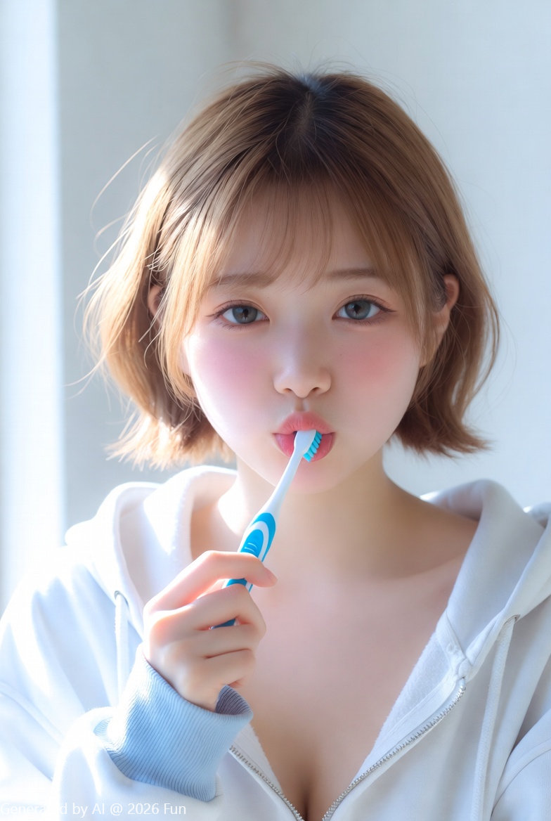 Youthful Love First Love # 5 Girl Who Loves Brushing Her Teeth Doesn't Spoil
