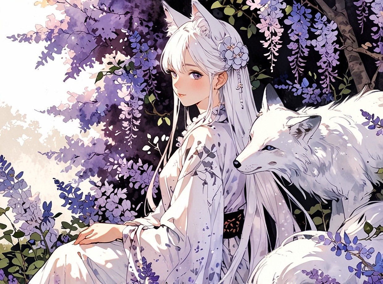 Love. Floral Series - Lilac