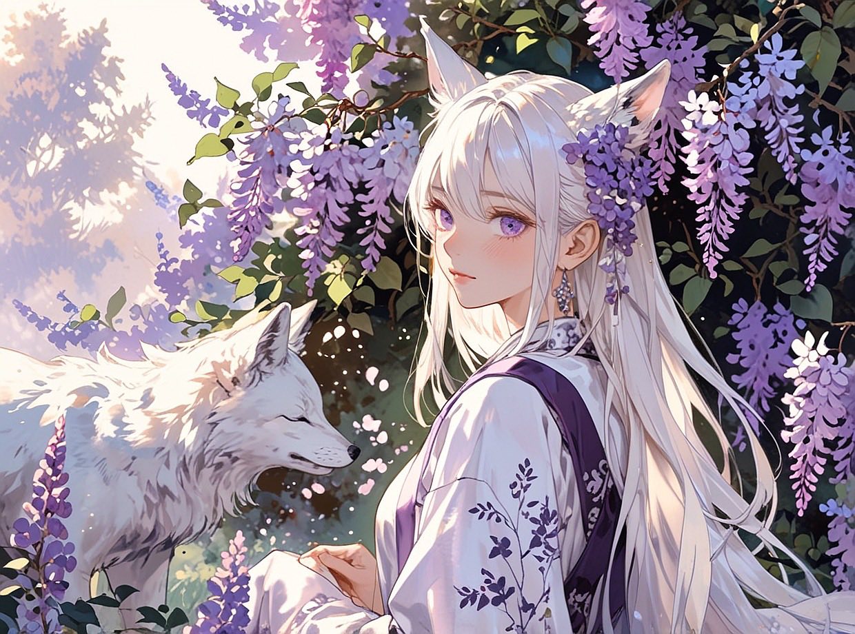 Love. Floral Series - Lilac