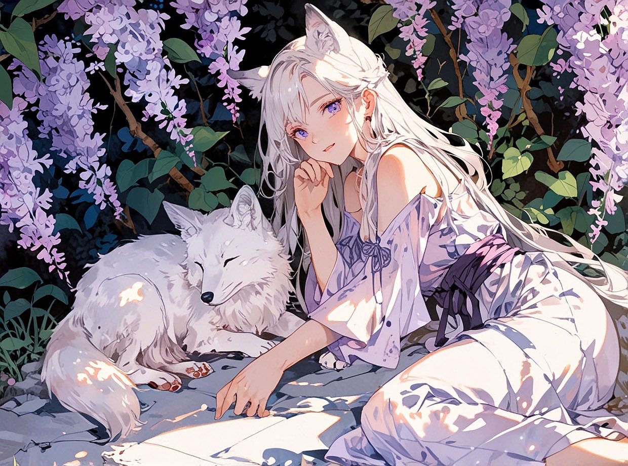 Love. Floral Series - Lilac