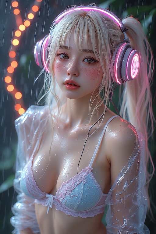 Raincoat on world tuned out