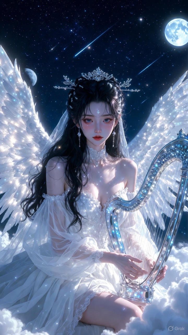 I wear moonlight clothes