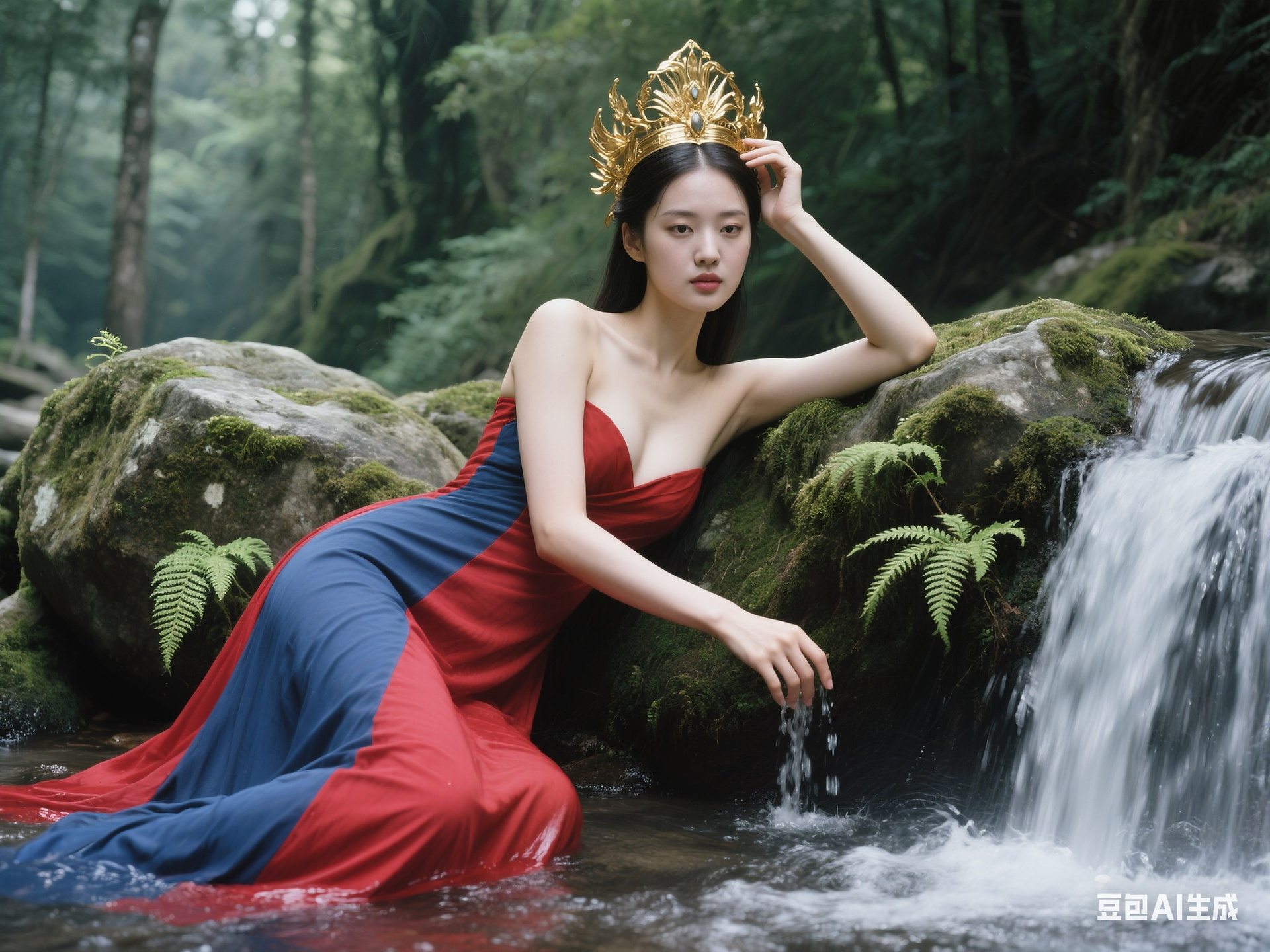 Gold Headdress Goddess