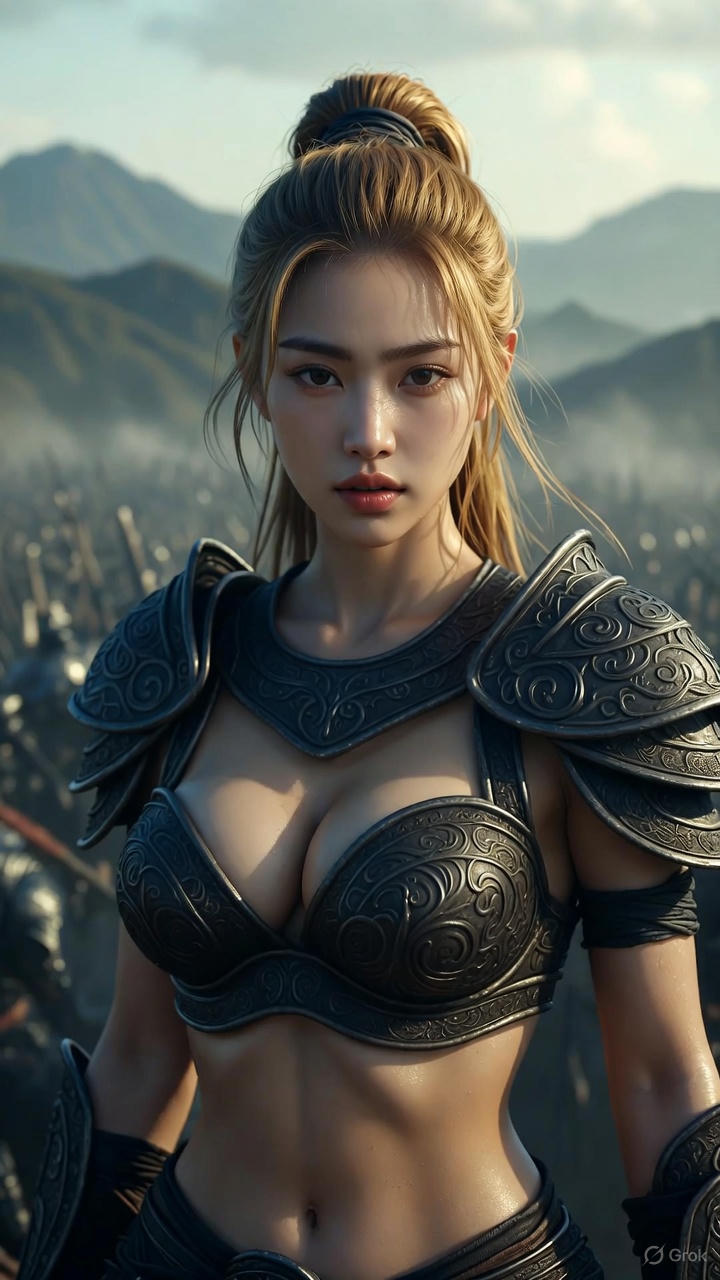 Fantasy Style Asian Female Warrior