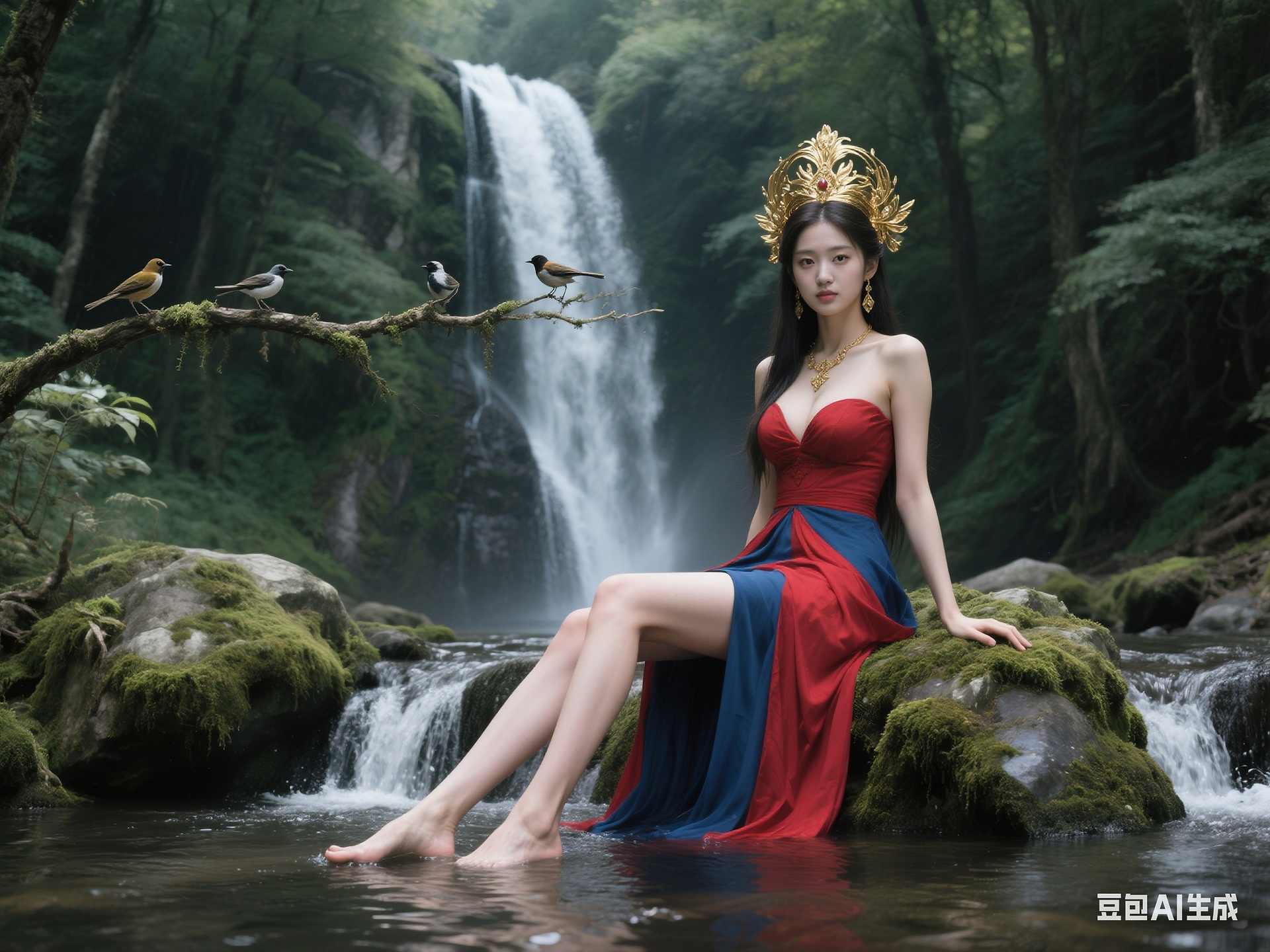 Gold Headdress Goddess