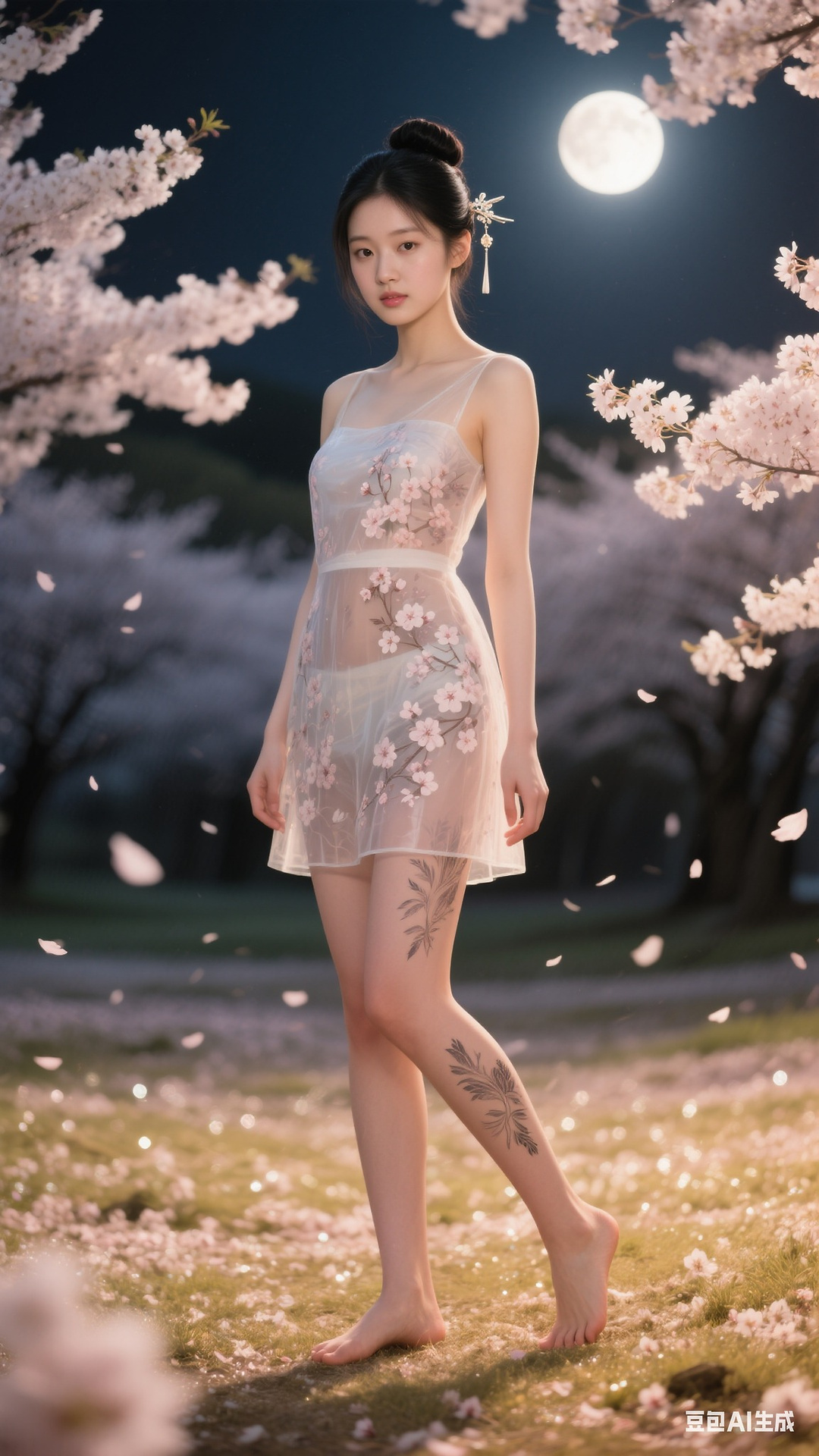 Sakura Petal Tattoo