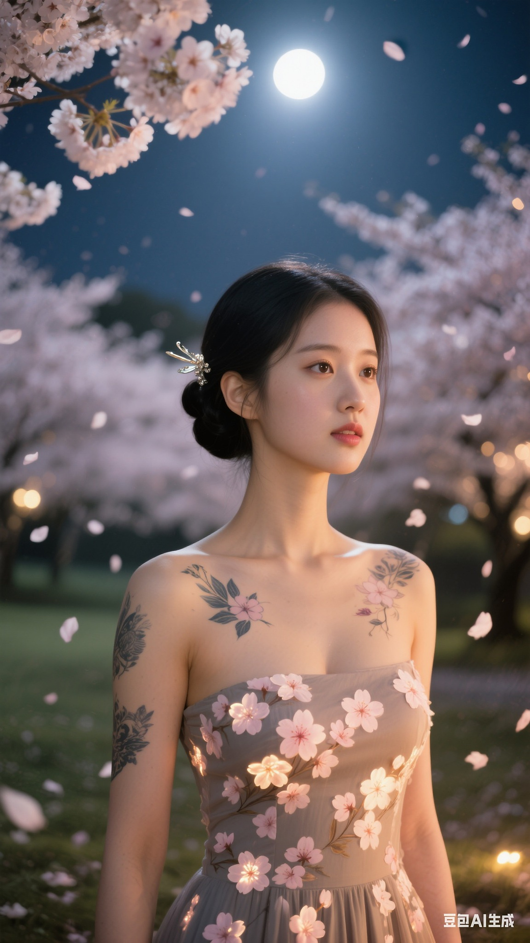 Sakura Petal Tattoo