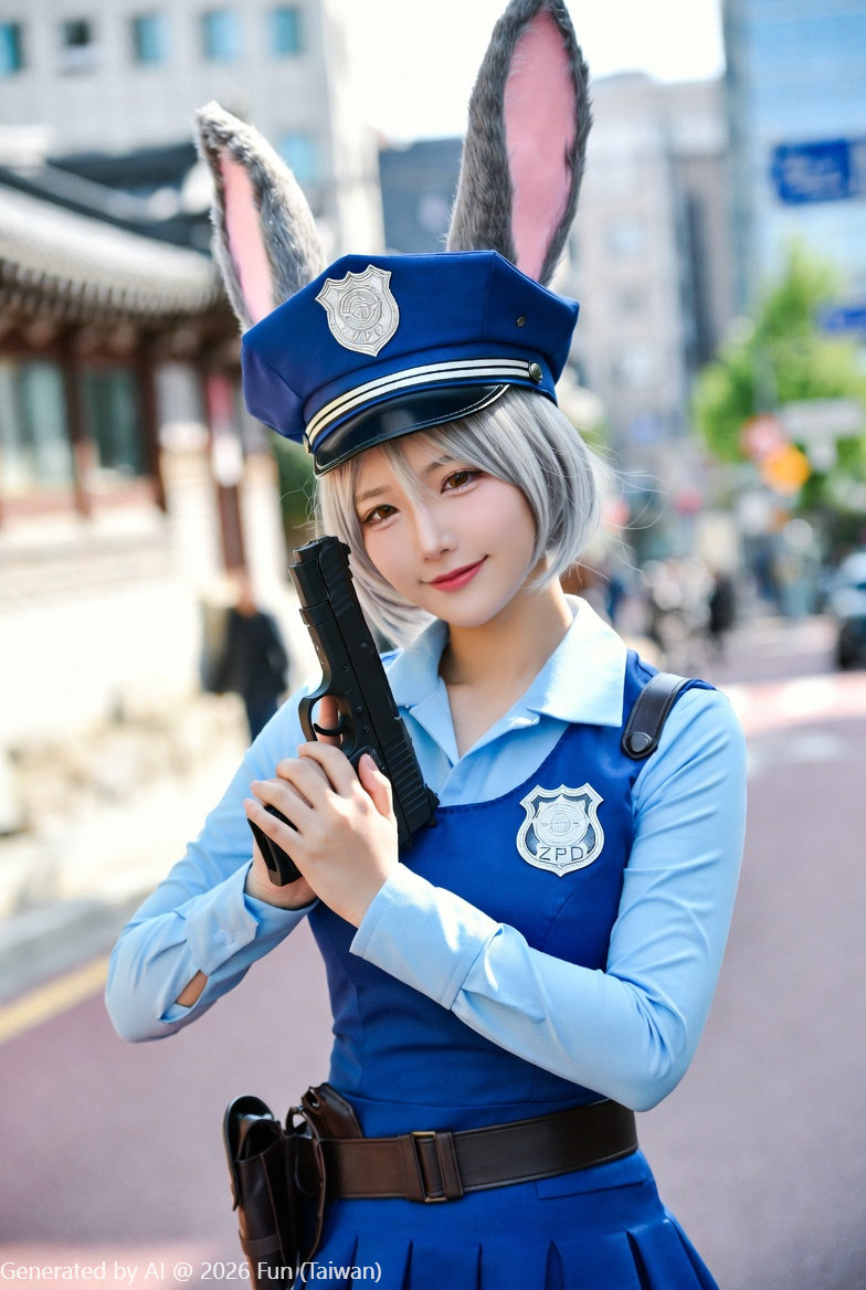 Fantasy # 42 Rabbit Police Bitch Don't Run!! Look at me stiffen you with a