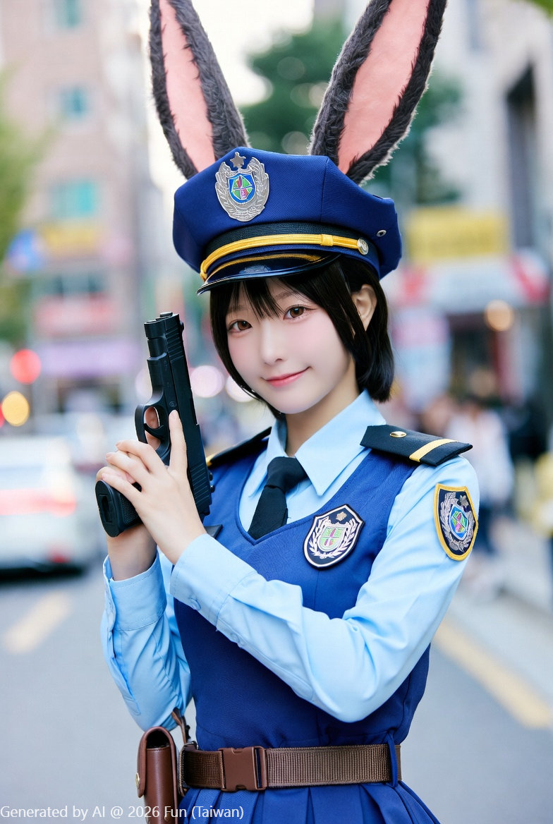 Fantasy # 42 Rabbit Police Bitch Don't Run!! Look at me stiffen you with a