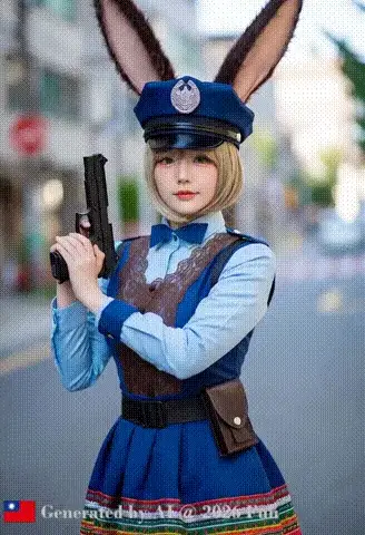 Fantasy # 42 Rabbit Police Bitch Don't Run!! Look at me stiffen you with a