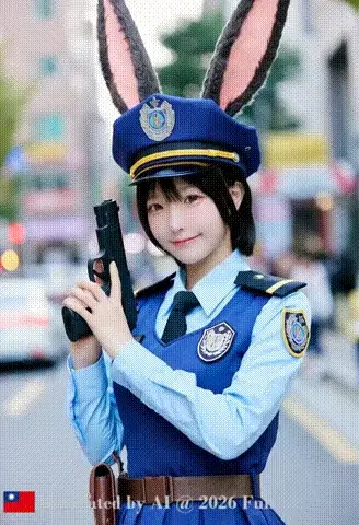 Fantasy # 42 Rabbit Police Bitch Don't Run!! Look at me stiffen you with a