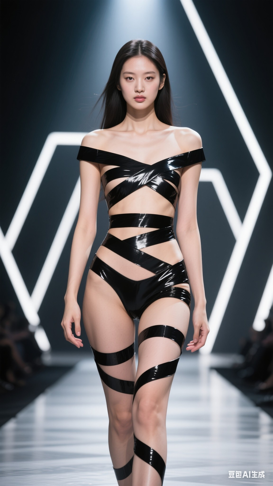 Black fashion tape