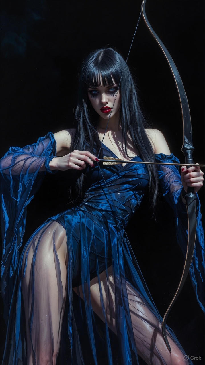 Deep Indigo Monk Robe