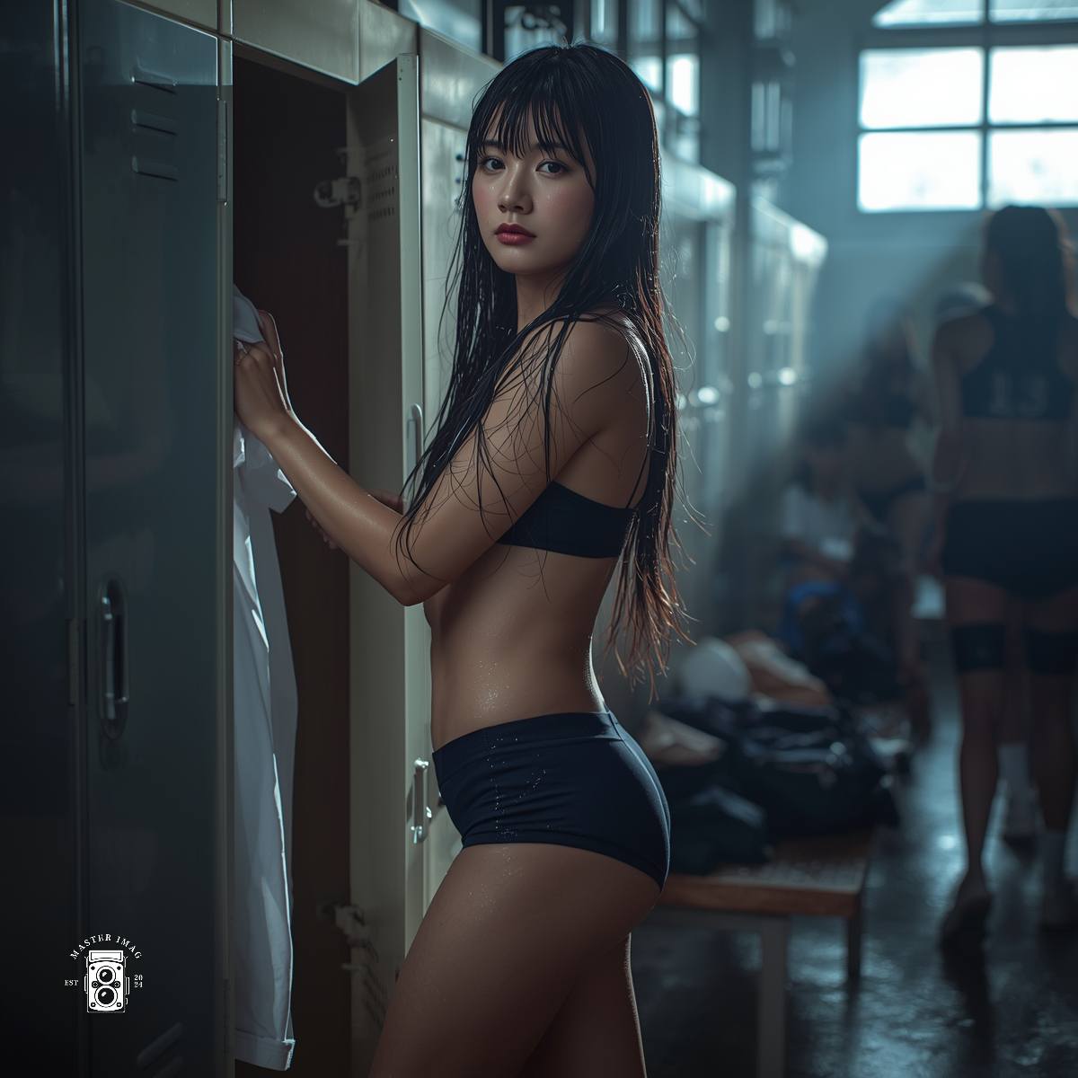 Beautiful volleyball girl