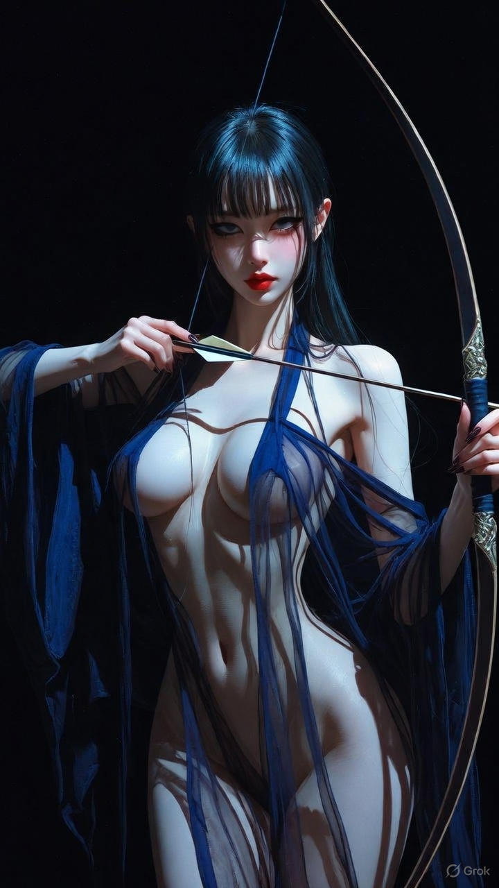 Deep Indigo Monk Robe