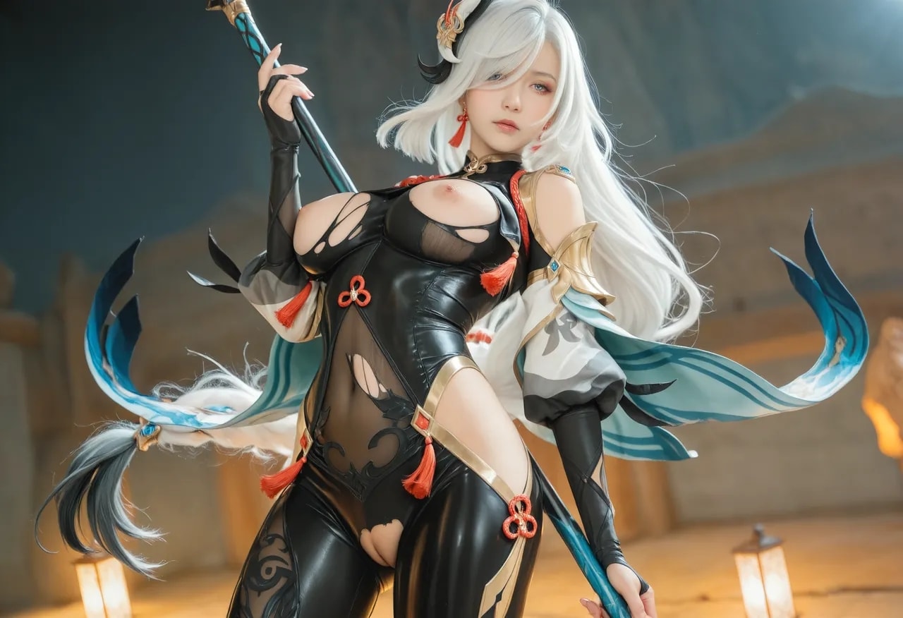 Shenhe Cosplay