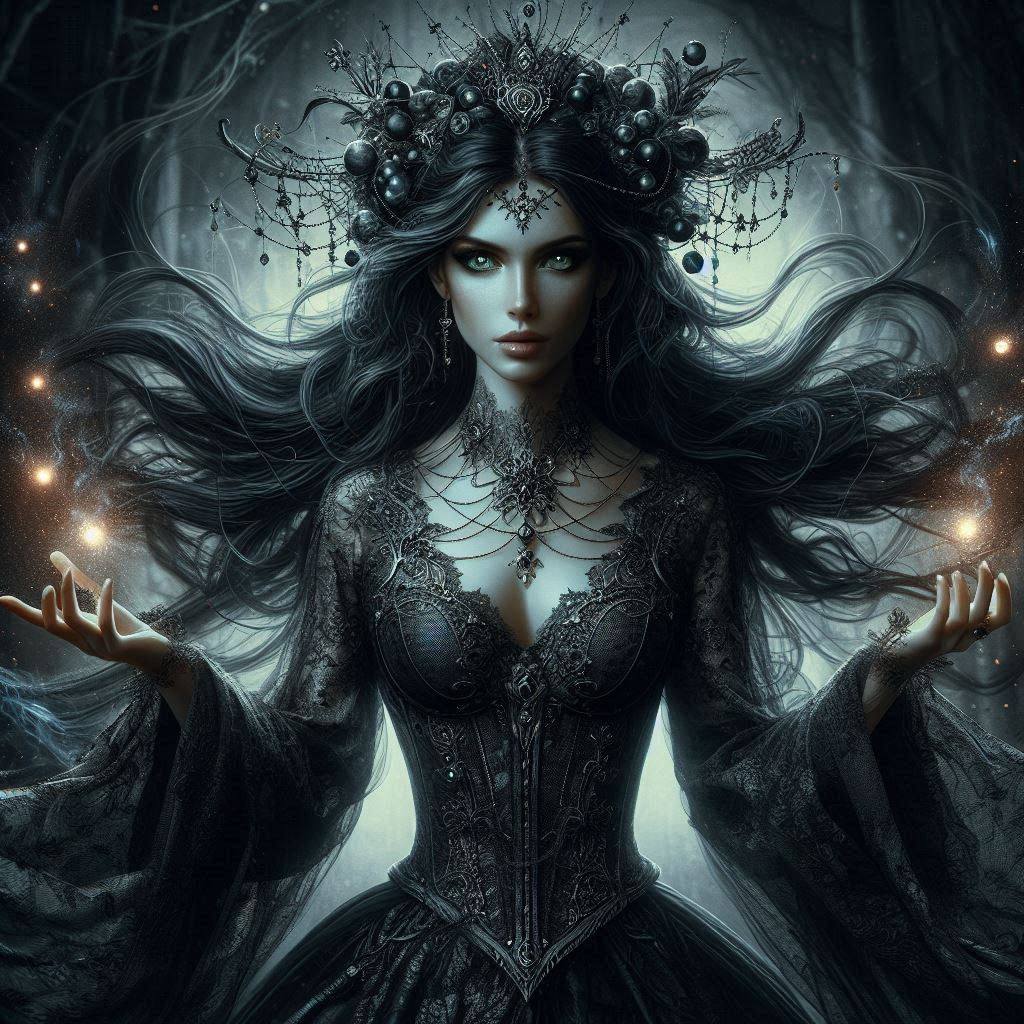Fantasy x Beautiful Witch x Darkness