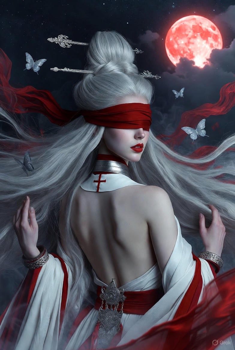 Luo Yihe fluttering. Light hem with the wind