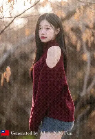 MY Korean girlfriend # 38 off shoulder sweater