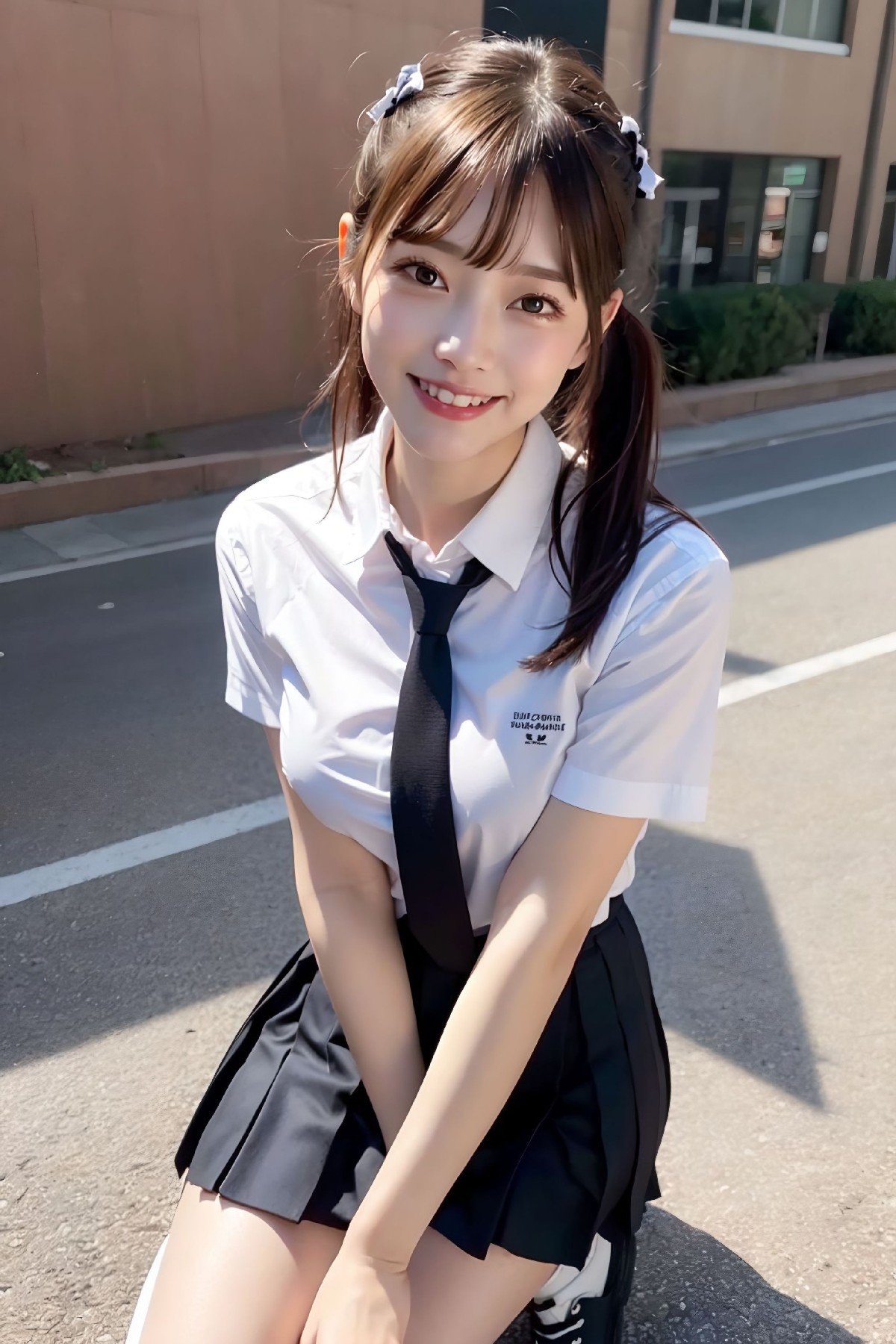 Female high school student