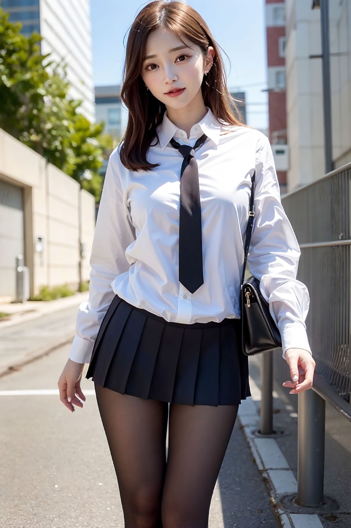 Female high school student