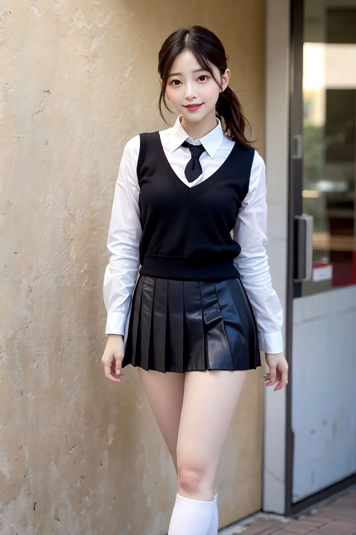 Female high school student
