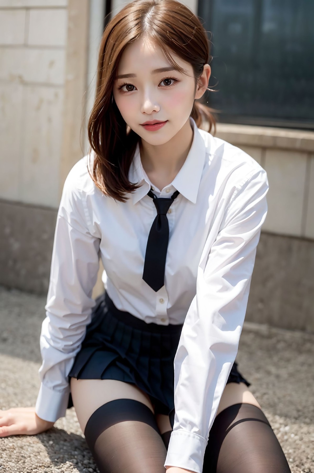 Female high school student