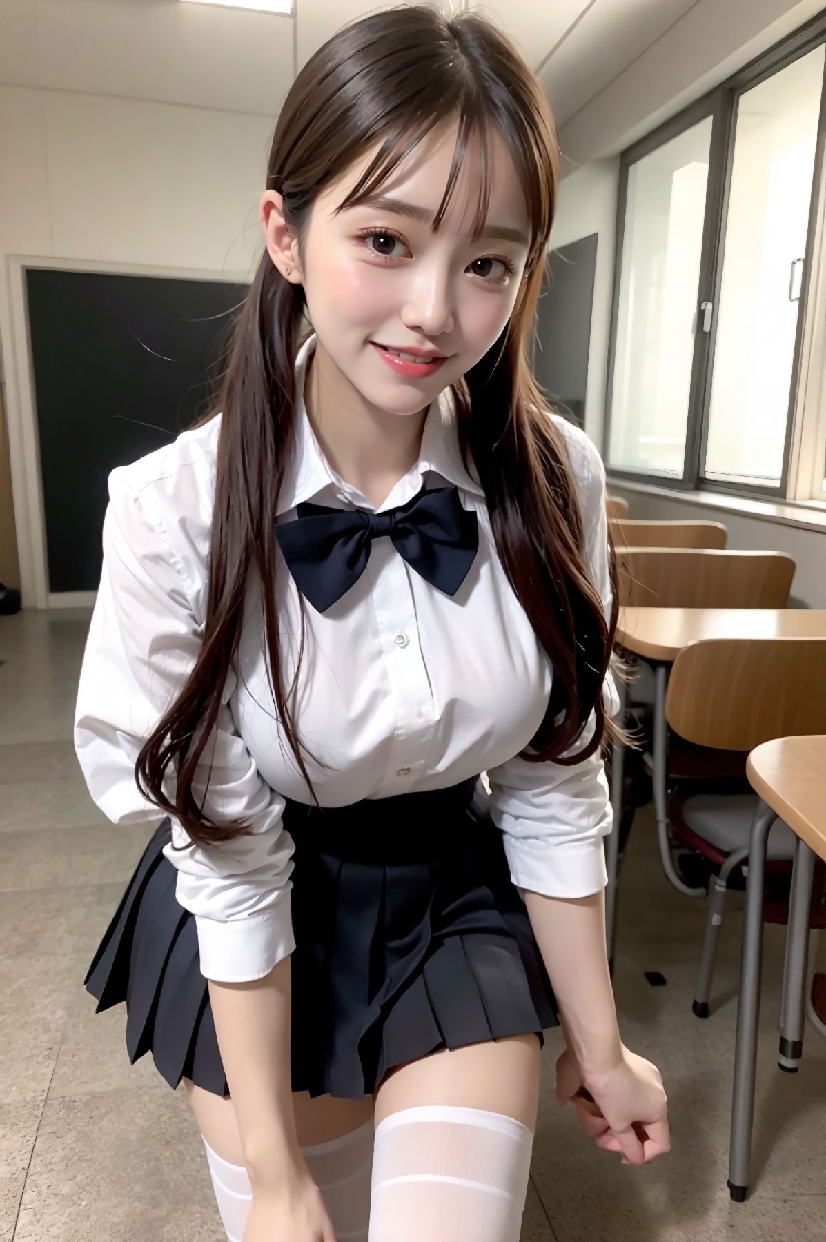 Female high school student