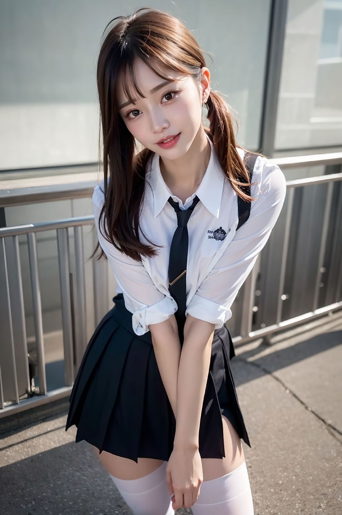 Female high school student