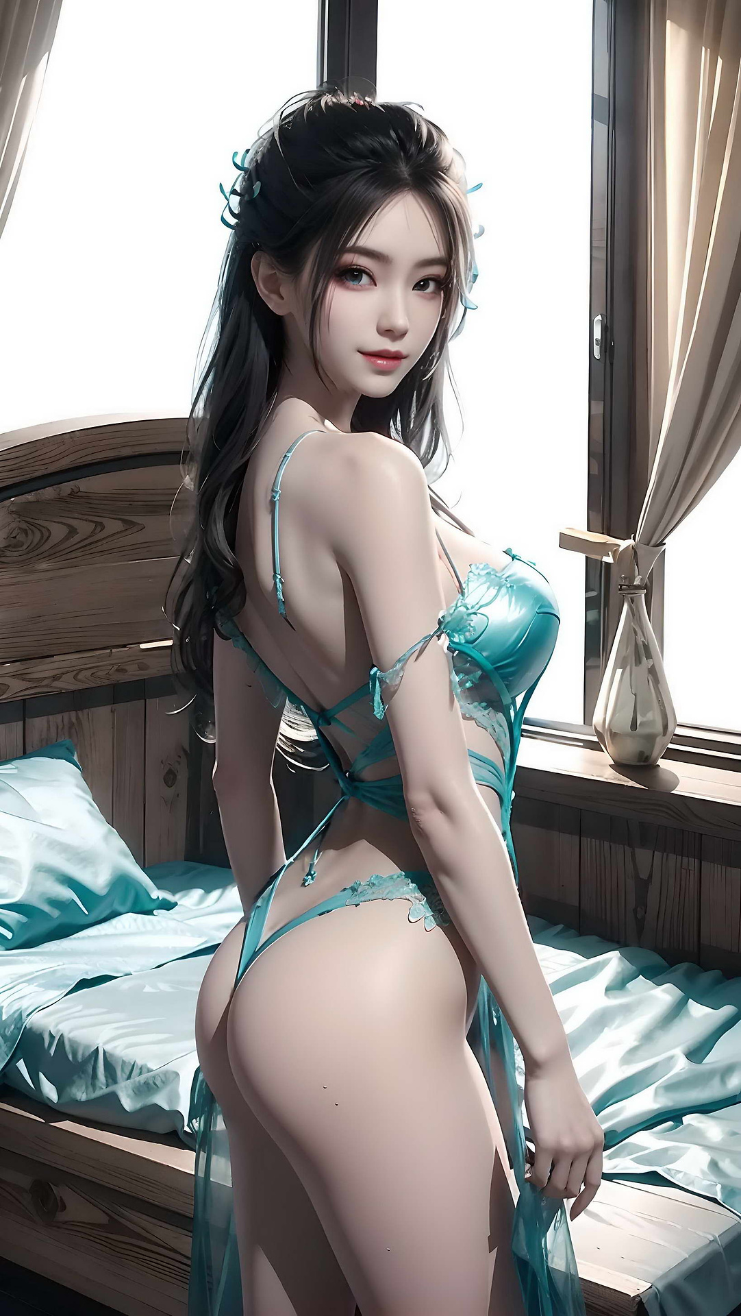 Flame Lingji Green Underwear